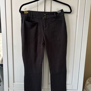 Anthropologie Black Straight Leg Jeans